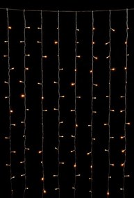 540Led Συμμετρική Κουρτίνα All Flasher Με Επέκταση Και Μετασχηματιστή ,Διάφανο Καλώδιο/Θερμό Λαμπάκι 200 x 300cm (Kelvin: 2.500 - 2.800)