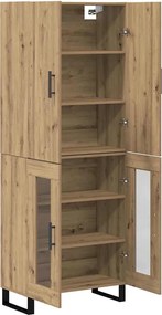 vidaXL Highboard 2 pcs Artisan Oak 69,5 x 34 x 180 εκ.