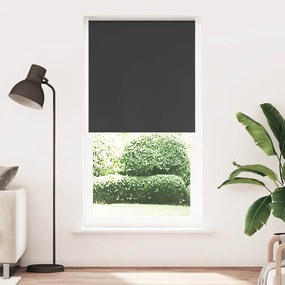 vidaXL Ρολέρ Μπλακάουτ Μαύρο 90x230 cm Πλάτος υφάσματος 85,7 cm