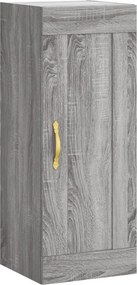 vidaXL Ντουλάπι Τοίχου Γκρι Sonoma 34,5 x 34 x 90 εκ. Επεξεργ. Ξύλο