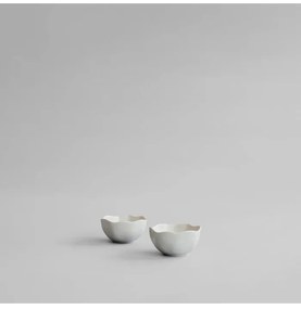 Μπολ Σερβιρίσματος Native Mini Set of Two Κεραμικό Άσπρο Birch H 6,5 cm x W 12 cm x L12 cm 101 COPENHAGEN