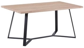 Τραπέζι Aldwin HM8551.01 Sonama 160X90X75Υ εκ. Mdf, Metal