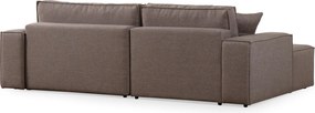 Corner Sofa-Bed Pırlo Corner Left - Brown Brown