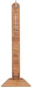 vidaXL Ντουζιέρα Κήπου 70 x 75 x 204 εκ. από Μασίφ Ξύλο Teak