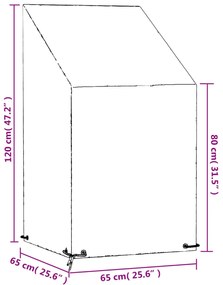 ΚΑΛΥΜΜΑΤΑ ΚΑΡΕΚΛΑΣ ΜΕ 8 ΚΡΙΚΟΥΣ 2 ΤΕΜ. 65X65X80/120 ΕΚ ΠΟΛΥΑΙΘ. 3155386