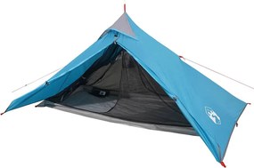 vidaXL Κρεμαστή Σκηνή Tipi 1 Ατόμου Αδιάβροχη Μπλε