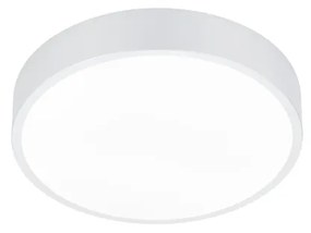 Πλαφονιέρα Οροφής Λευκή 31cm Led 28w 2300+3000+4000K 3200lm Trio Lighting Waco 627413031