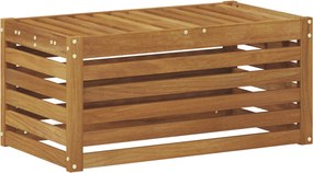 vidaXL Παγκάκι Εξωτερικού Χώρου Φυσικό 79 x 43 x 37 εκ