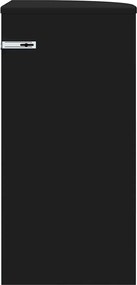 vidaXL End Table Μαύρο 29,6 x 29,6 x 60 εκ Επεξεργασμένο ξύλο