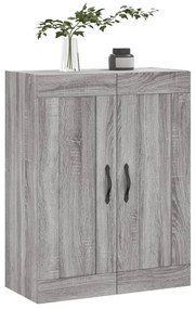 vidaXL Ντουλάπι Επιτοίχιο Γκρι Sonoma 69,5 x 34 x 90 εκ. Επεξεργ. Ξύλο
