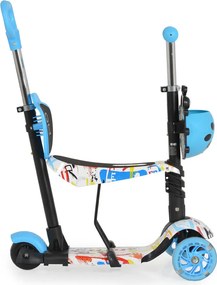 Παιδικό Πατίνι Τρίτροχο (2+ Ετών) Moni Lollipop Blue