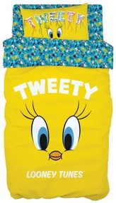 Beauty Home Σετ παπλωματοθήκη μονή Art 6191 Tweety 165x250 Κίτρινο
