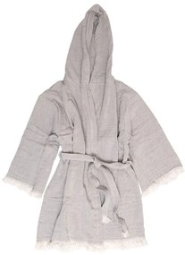 Μπουρνούζι Μουσελίνα Adelina 2 Grey Anna Riska