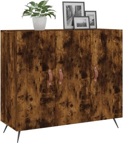 vidaXL Ντουλάπι Καπνιστή Δρυς 90x34x80 εκ. Επεξεργασμένο Ξύλο