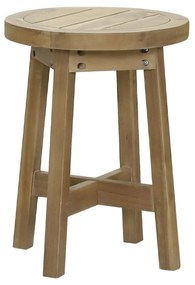 ANASA SIDE TABLE LIGHT TEAK 40x40xH48cm