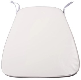 CUSHION TIFFANYS  WHITE PU LEATHER 3cm.THICK