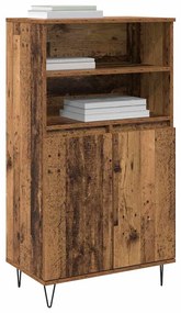 vidaXL Highboard Καφέ 60 x 36 x 110 εκ. Επεξεργασμένο ξύλο