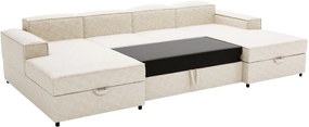 Γωνιακός καναπές Santos U-Beige