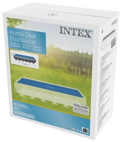 INTEX Κάλυμμα Πισίνας Ηλιακό Μπλε 716 x 346 εκ. από Πολυαιθυλένιο