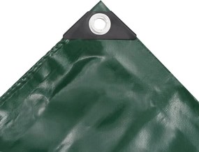 vidaXL Μουσαμάς 650 γρ./μ.² Πράσινος 4 x 4 μ.