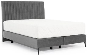 Επενδυμένο κρεβάτι Ivy με στρώμα-Gkri-140 x 200 εκ.