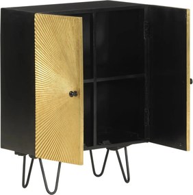 vidaXL Ντουλάπι 55 x 30 x 75 εκ. από Μασίφ Ξύλο Μάνγκο
