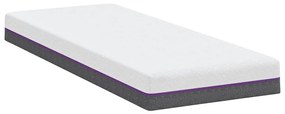 vidaXL Στρώμα Λευκό και Γκρι 70 x 200 cm Pěna
