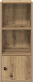 vidaXL Βιβλιοθήκη Αρτισιανή Δρυς 31x24x77 εκ. Επεξ. Ξύλο