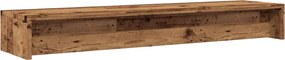 vidaXL Βάση Οθονών Παλαιό Ξύλο 100 x 24 x 13 εκ. από Επεξ. Ξύλο