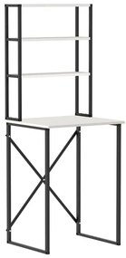 Έπιπλο πλυντηρίου Bobby Megapap χρώμα λευκό 67x60x178εκ.