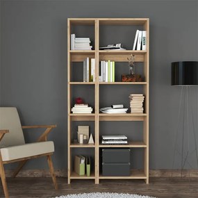 ΒΙΒΛΙΟΘΗΚΗ ALKATHI PAKOWORLD ΣΕ OAK ΑΠΟΧΡΩΣΗ 77X22X160ΕΚ