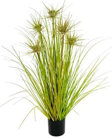 SUNNY FLOWER ΤΕΧΝΗΤΟ ΦΥΤΟ ΣΕ ΓΛΑΣΤΡΑ PVC ΠΡΑΣΙΝΟ H70CM - 031330