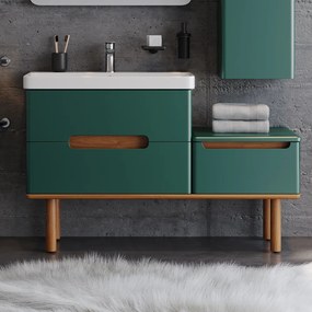 Πάγκος MASAL Πράσινο MDF 18mm Λάκα 130 S3BMAS130GRM 130x46x85cm S3BMAS130GRM