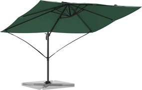 vidaXL Ομπρέλα ηλίου Πράσινο 351 x 250 x 260 εκ