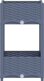 vidaXL Ζαρντινιέρα 40 x 40 x 71 εκ. από Πολυπροπυλένιο