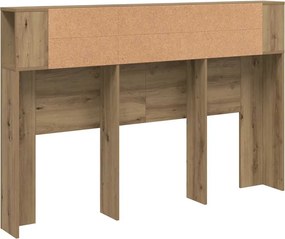 vidaXL Κεφαλάρι Ντουλάπι από Τεχνητό Δρυς 160x18,5x103,5 εκ. από Τεχνητό Ξύλο