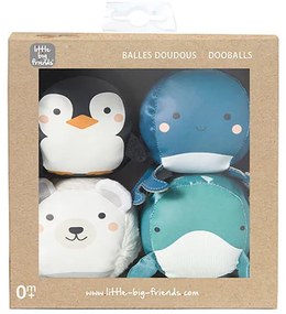 Λούτρινα Ζωάκια (Σετ 4τμχ) Baby To Love Dooballs Polar BTL303518