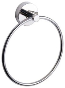 Κρεμάστρα Πετσέτας Κρίκος Uno 1220 17x5,2x19cm Chrome Karag Stainless Steel