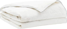 vidaXL Πάπλωμα FULDA 155 x 220 cm Καλοκαίρι 100 GSM 90% Χήνας Λευκό