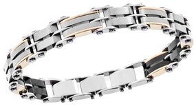 Βραχιόλι Senza Men&#039;s Steel Double Face