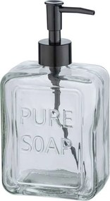 Dispenser Μπάνιου 550ml (9.5x6x20) Wenko Pure Soap Transparent 24714100