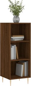 vidaXL Ντουλάπι Καφέ Δρυς 34,5x32,5x90 εκ. Επεξεργασμένο Ξύλο