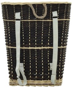 vidaXL Καλάθι Πλάτης για Μεταφορά Ξύλων 57x51x69 εκ. από Φυσική Ιτιά
