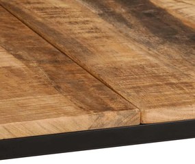 vidaXL Τραπεζαρία 220x90x75 εκ. από Μασίφ Ακατέργαστο Ξύλο Μάνγκο