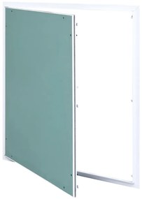 vidaXL Θυρίδα Επίσκεψης Γυψοσανίδας 400 x 400 χιλ. Σκελετός Αλουμινίου