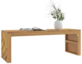 vidaXL Τραπεζάκι Σαλονιού 110x35x38 εκ. από Μασίφ Ξύλο Teak