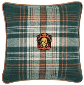 Μαξιλάρι Διακοσμητικό (Με Γέμιση) Monterey Plaid LC40154 50x50cm Multi-Green MindTheGap 50X50 50x50cm Fabric