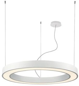 Κρεμαστό Φωτιστικό Οροφής LED 132W 4000Κ Push Dimming Φ180cm Ring Viokef-3915-0018-4-W-D4-Λευκό 3915-0018-4-W-D4