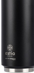 Ποτήρι Θερμός Travel Cup Save The Aegean Midnight Black 500ml - Estia