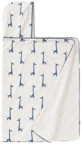 Fresk Πετσέτα Με Κουκούλα 100x75cm 100% Οργανικό Βαμβάκι Giraf Indigo Blue FR-F420-60